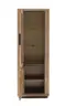 Vitrine - B ca. 72 cm, Wildeiche massiv geölt