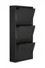 Schuhschrank - B ca. 50 cm, Schwarz