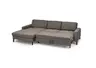 Ecksofa CALM MOVE 2.0 - Longchair links mit 2,5-Sitzer, Schlaffunktion, Feincord, Taupe