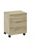 Rollcontainer - B ca. 40 cm, Artisan Eiche Nachbildung
