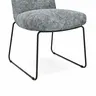 Stuhl Calgary - Stoff, Hellblau