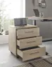 Rollcontainer - B ca. 40 cm, Sonoma Eiche Nachbildung