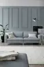 Hocker Solano - LB ca. 90x60 cm, Stoff, Hellblau