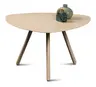 Beistelltisch - LB ca. 60x60 cm, Cremeweiß
