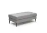 Megahocker - LB. ca. 140x80, Stoff, Eisengrau