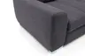 Polsterecke NANJA -  2-Sitzer, Ecke rechts inkl. Schlaffunktion mit Bettkasten, Stoff Grün