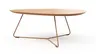 Couchtisch Fano - LBH ca. 87x78x33 cm, Fenix, Beige