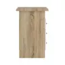 Schreibtisch - LB ca. 120x48 cm, Eiche Struktur Nachbildung, Weiß