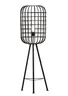 Stehleuchte Arthur - D. 40 cm, Schwarz lackiert