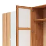 Drehtürenschrank Tigris - B. ca. 300 cm, Kernbuche massiv, geölt