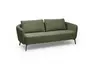 Sofa CARLLOTA - 3-Sitzer, Stoff, Dunkelgrün