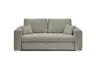 Sofa JORDEN 2 - 2,5-Sitzer inkl. Schlaffunktion mit Bettkasten, Stoff, Taupe