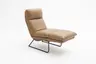 Liege Ferdinand - inkl. Relaxfunktion, Leder, Tabakbraun