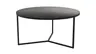 Couchtisch Joan 3 - LBH ca. 80x80x41,5 cm, Metall, Schwarz