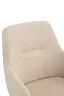 Armlehnstuhl - drehbar, Stoff, Beige