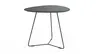 Ecktisch Fano - LBH ca. 59x50x50 cm, Fenix, Schwarz