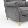 Sessel Mapleton - Stoff, Anthrazit
