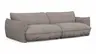 Sofa Fluffy - 4-Sitzer inkl. Rückenlehne verstellbar, Stoff, Taupe