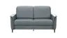 Sofa Bolivien - 2,5-Sitzer mit Relaxfunktion/Kopfteilverstellung motorisch, Leder, Steel