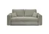 Sofa JORDEN 2 - 2,5-Sitzer inkl. Schlaffunktion mit Bettkasten, Stoff, Taupe