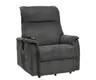 TV-Sessel MIKLAS - Aufstehhilfe, Relaxfunktion, Stoff, Grau