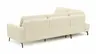 Ecksofa Valera - Ecke mit 3-Sitzer rechts inkl. Rückenlehne verstellbar, Stoff, Natur