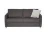 Schlafsofa - 2-Sitzer mit Schlaffunktion, Stoff, Schwarz 