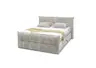 Boxspringbett- Liegefläche ca. 180x200 cm, Stoff, Beige