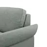 Ecksofa Rockport A - Ecke links mit 2,5-Sitzer rechts, inkl. Sitzauszug (motorisch) und Armlehne klappbar, Stoff, Eisblau