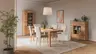 Highboard Cartago Soft - Astbuche massiv, natur geölt