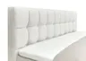 Boxspringbett HINDA- Liegefläche ca. 180x200 cm, Stoff, Hellgrau, Bonell, Inkl. Topper