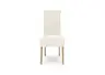 Stuhl SITTING TOGETHER_K- Stoff, Creme, Eiche Natur