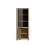 Vitrine FARES- Eiche Dekor, Glas