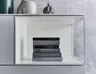 Highboard Catona - Lack matt, Weiß
