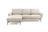 Ecksofa EDDIE - Ecke links, 2-Sitzer inkl. Rückenverstellungen, Stoff, Beige