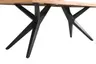 Esstisch - LB ca. 240x100 cm, Mango massiv, Schwarz