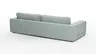 Sofa Juni - 3-Sitzer, Cord, Hellblau