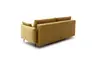 Schlafsofa Nettuno - 3-Sitzer, inkl. Schlaffunktion, Velour, Senfgelb