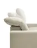 Ecksofa - CALM FLEX 2.0, 3-Sitzer mit Longchari rechts, Kopfteil verstellbar, Stoff, Natur