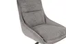 Stuhl MANDY - drehbar, Stoff, Graubeige