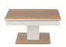 Couchtisch - höhenverstellbar, LBH ca. 90x60x44 cm, Wildeiche Furnier