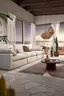 Sofa Palmdale - 4,5-Sitzer, inkl. Kissen, Stoff, Natur