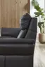 Sofa - 2,5-Sitzer, Leder, Anthrazit