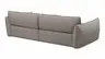 Sofa Fluffy - 4-Sitzer inkl. Rückenlehne verstellbar, Stoff, Taupe