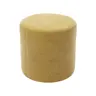 Hocker - D. ca. 40cm, Stoff, Senfgelb