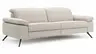 Sofa Rafaela 2.0 - 3-Sitzer inkl. Kopfteil verstellbar, Stoff, Champagner