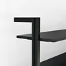 Regal Edge - B ca. 283 cm, Lack, Schwarz