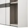 Schiebetürenschrank Loretto - B ca. 280 cm, Lack matt, Weiß