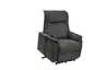 TV-Sessel MIKLAS - Aufstehhilfe, Relaxfunktion, Stoff, Grau