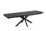 Esstisch MAXIE - ausziehbar, LB ca. 190x98 cm, Glaskeramik, Anthrazit Struktur